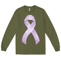 Army Green testicular cancer ribbon fa element Long Sleeve Tee - FaDigitalArtStudio