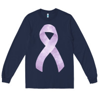 Navy testicular cancer ribbon fa element Long Sleeve Tee - FaDigitalArtStudio