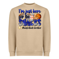 Mushroom i'm just here for the snacks #basketball brother Heavyweight Sweatshirt - Zillion Design Studio