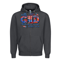 Smoke with god all things are possible usa Zipper Hoodie - AdoDesignShop