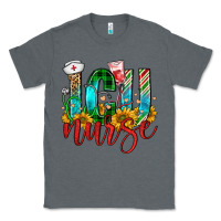 Charcoal Heather christmas icu nurse Classic Tee - FaDigitalArtStudio
