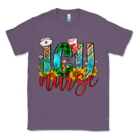 Lavender christmas icu nurse Classic Tee - FaDigitalArtStudio