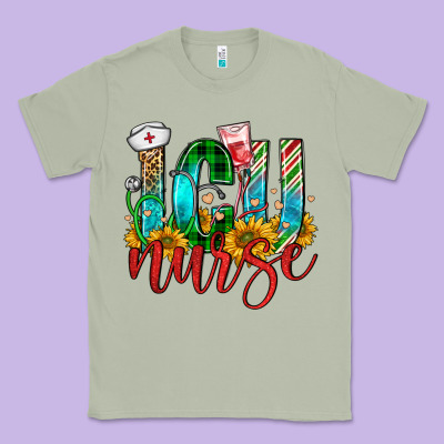 Christmas Icu Nurse Classic Tee Designed By Fadigitalartstudio