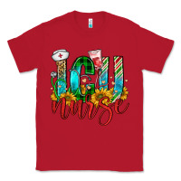 Red christmas icu nurse Classic Tee - FaDigitalArtStudio