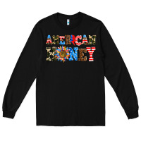 Black American honey Long Sleeve Tee - AdoDesignShop