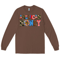 Chestnut American honey Long Sleeve Tee - AdoDesignShop