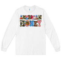 White American honey Long Sleeve Tee - AdoDesignShop