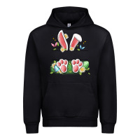 Black easter bunny name frame Urban Hoodie - Artiststas