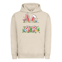 Pigment French Oak easter bunny name frame Urban Hoodie - Artiststas