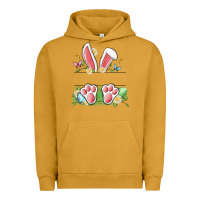 Pigment Peanut Butter easter bunny name frame Urban Hoodie - Artiststas