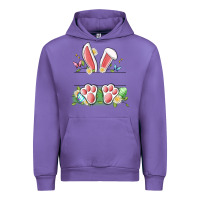 Tulip easter bunny name frame Urban Hoodie - Artiststas