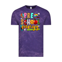 Cloud Purple pre school energy Vintage Tee - texasbilliewilder