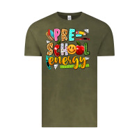 Vintage Olive pre school energy Vintage Tee - texasbilliewilder