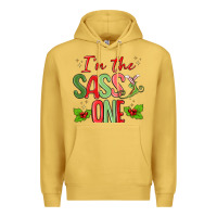 Antique Gold im the sassy one Premium Hoodie - MaliasSmallBusiness