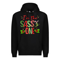 Black im the sassy one Premium Hoodie - MaliasSmallBusiness