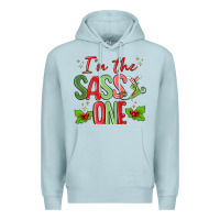 Blue Mist im the sassy one Premium Hoodie - MaliasSmallBusiness