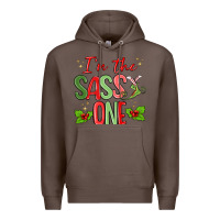 Coffee im the sassy one Premium Hoodie - MaliasSmallBusiness
