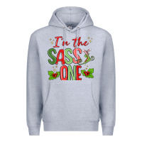 Heather Grey im the sassy one Premium Hoodie - MaliasSmallBusiness