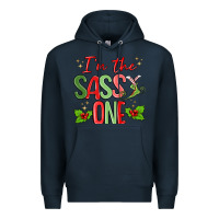 Navy im the sassy one Premium Hoodie - MaliasSmallBusiness