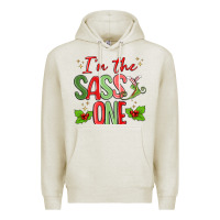 Oatmeal Heather im the sassy one Premium Hoodie - MaliasSmallBusiness