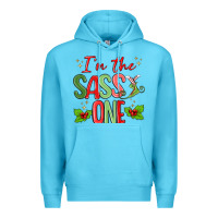 Ocean Blue im the sassy one Premium Hoodie - MaliasSmallBusiness