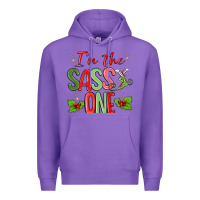 Purple im the sassy one Premium Hoodie - MaliasSmallBusiness