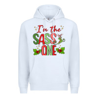 White im the sassy one Premium Hoodie - MaliasSmallBusiness