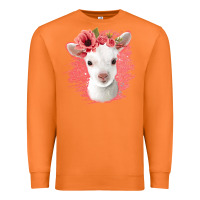 Carrot floral baby goat Premium Sweatshirt - Jasminsmagicworld