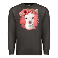 Smoke floral baby goat Premium Sweatshirt - Jasminsmagicworld