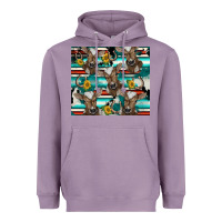 Lavender western horseshoe sunflower brown cow Heavyweight Hoodie - BarkalooDesign