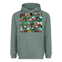 Sage western horseshoe sunflower brown cow Heavyweight Hoodie - BarkalooDesign