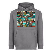 Storm western horseshoe sunflower brown cow Heavyweight Hoodie - BarkalooDesign