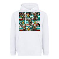 White western horseshoe sunflower brown cow Heavyweight Hoodie - BarkalooDesign