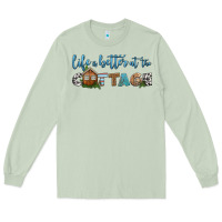 Matcha life is better at the cottage Long Sleeve Tee - HRA Design Shop