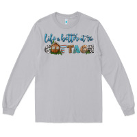 Moon Dust life is better at the cottage Long Sleeve Tee - HRA Design Shop