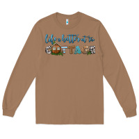 Toasted Coconut life is better at the cottage Long Sleeve Tee - HRA Design Shop