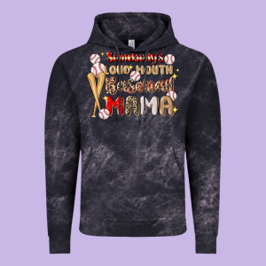 Somebody's Loud Mouth Baseball Vintage Hoodie Designed By Jahusdesignshop