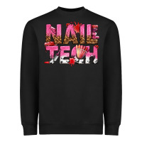 Black nail tech Heavyweight Sweatshirt - texasbilliewilder