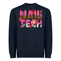 Navy nail tech Heavyweight Sweatshirt - texasbilliewilder