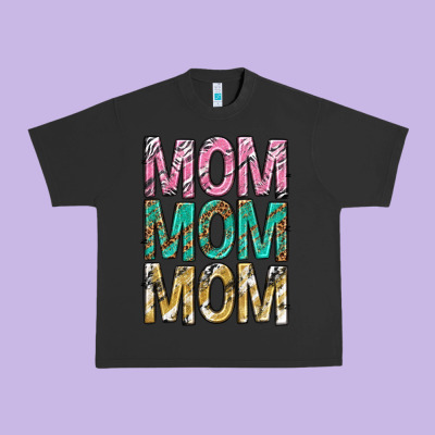 Mom Mom Mom Mothers Day Urban Heavy Tee Designed By Texasbilliewilder