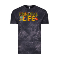 Cloud Black principal life Vintage Tee - texasbilliewilder