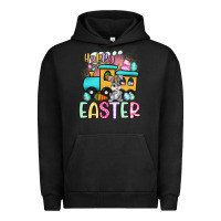 Pigment Black happy easter train Urban Hoodie - Artiststas
