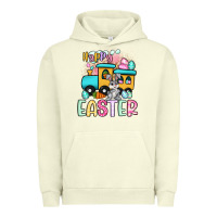 Pigment Pistachio happy easter train Urban Hoodie - Artiststas