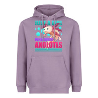 Lavender just a girl who loves axolotls Heavyweight Hoodie - Jasminsmagicworld