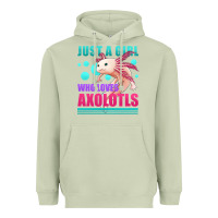 Matcha just a girl who loves axolotls Heavyweight Hoodie - Jasminsmagicworld