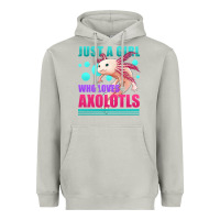 Moon Dust just a girl who loves axolotls Heavyweight Hoodie - Jasminsmagicworld