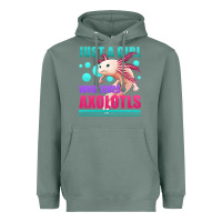 Just A Girl Who Loves Axolotls Heavyweight Hoodie | Teevron