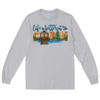 Moon Dust life is better at the cabin Long Sleeve Tee - HRA Design Shop