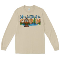 Mushroom life is better at the cabin Long Sleeve Tee - HRA Design Shop