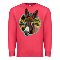 Cardinal aztec backsground donkey Premium Sweatshirt - Jasminsmagicworld
